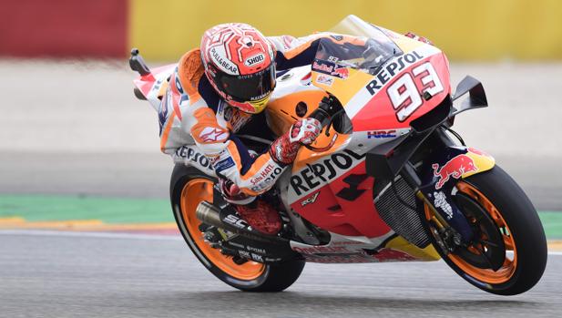 Marc Márquez, durante la carrera