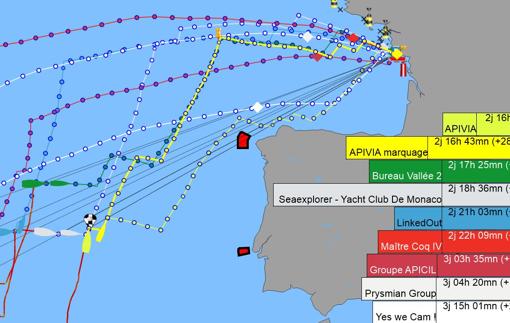 Charlie Dalin A 300 Millas De Cabo Finisterre Con El Apivia