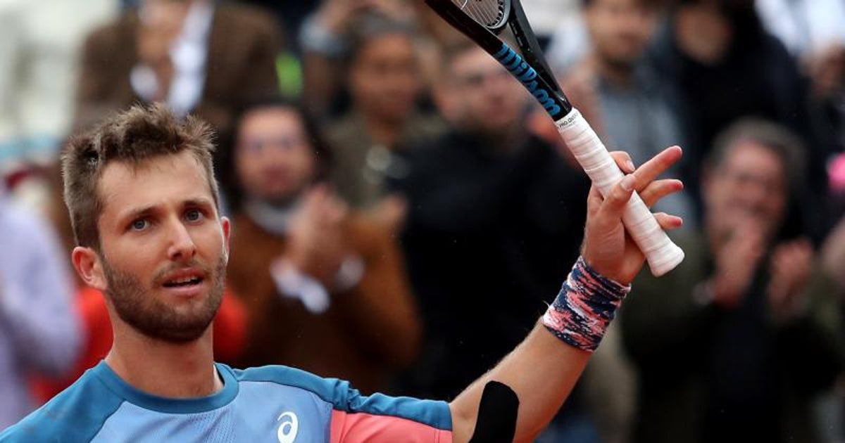 Corentin Moutet, de imitar a Nadal a medirse con él