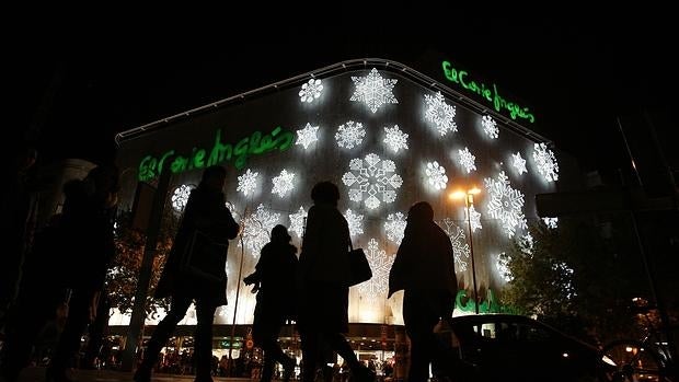 Iluminación navideña de El Corte Inglés