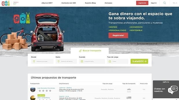 Goi se define como el Bla Bla Car de la paquetería