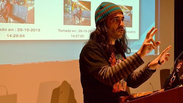 Chema Alonso, en una conferencia en la Universidad de Almería