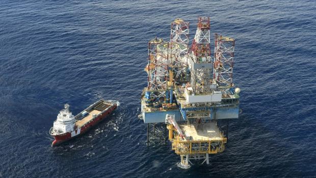 La plataforma donde se ubica el almacén subterráneo del proyecto Castor