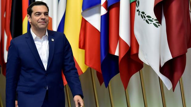 Alexis Tsipras, primer ministro griego, en una de sus últimas visitas a Bruselas