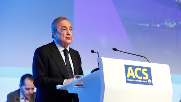 Florentino Pérez, presidente de ACS