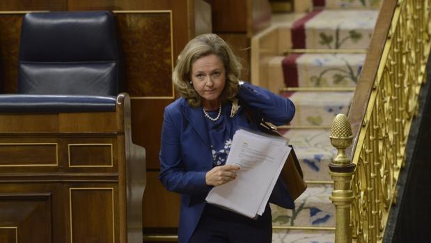 La ministra de Economía, Nadia Calviño