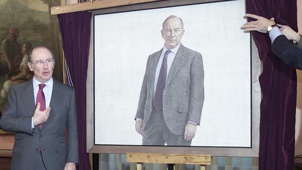Rodrigo Rato, el día que presentaron su retrato en el Ministerio