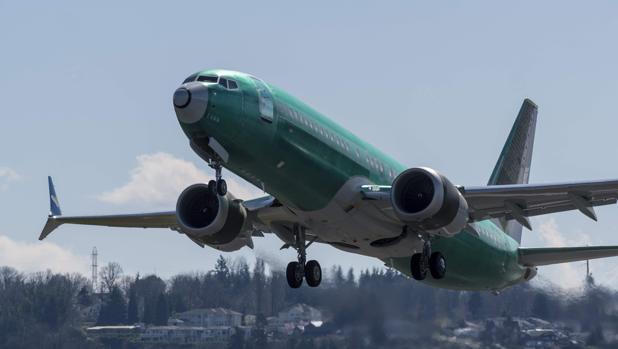 Una imagen de archivo de un Boeing 737 MAX 8
