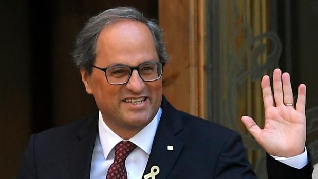 Quim Torra, presidente de la Generalitat de Cataluña