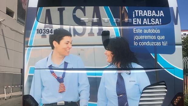 Imagen de la campaña lanzada por Alsa