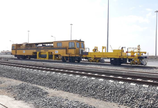 Imagen de la máquina que evita que la arena entre en las vías