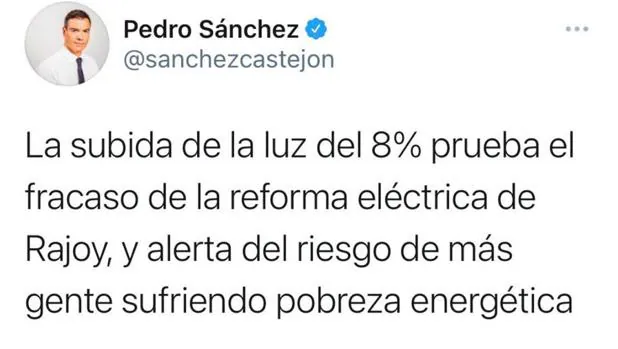 Tuit de Garzón de diciembre de 2017