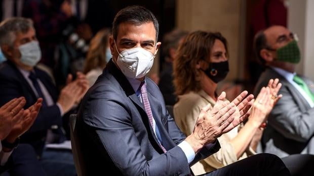 El presidente del Gobierno, Pedro Sánchez, durante un acto