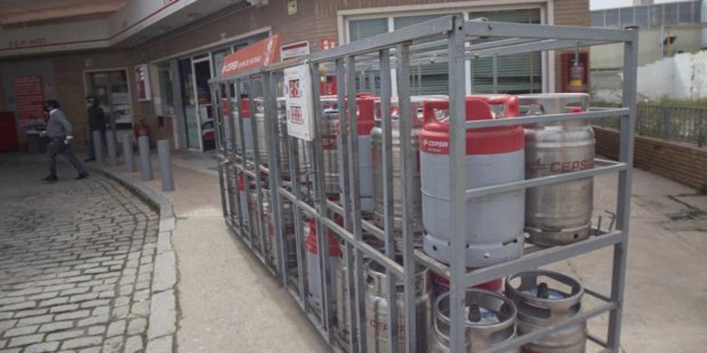 The butane cylinder has risen today to 19.55 euros, 33.5% more expensive than a year ago