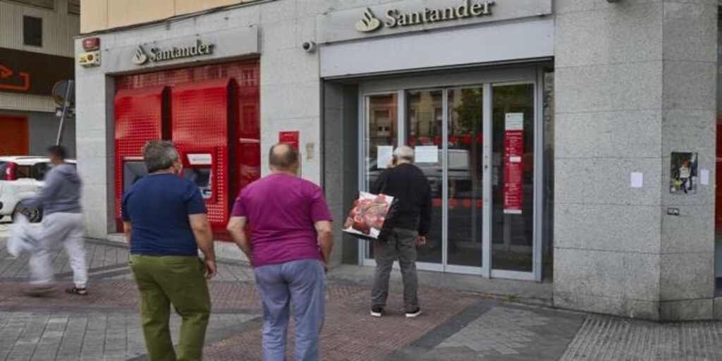 Banco Santander's alert to its customers for security reasons