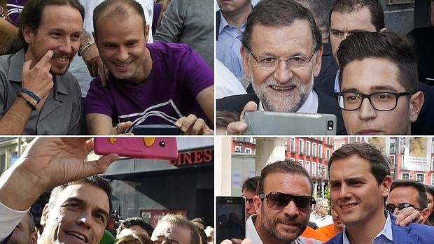 Actos de campaña de los cuatro principales candidatos de cara al 20-D