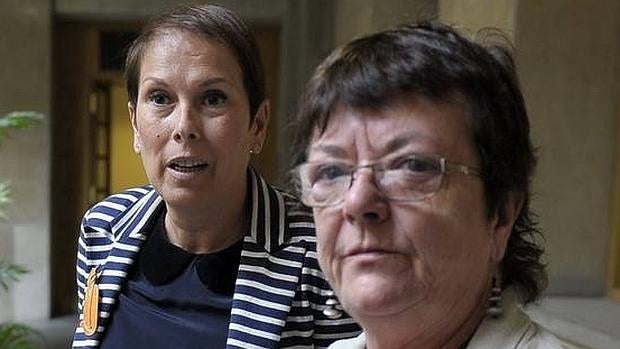 Uxue Barkos y María José Beaumont
