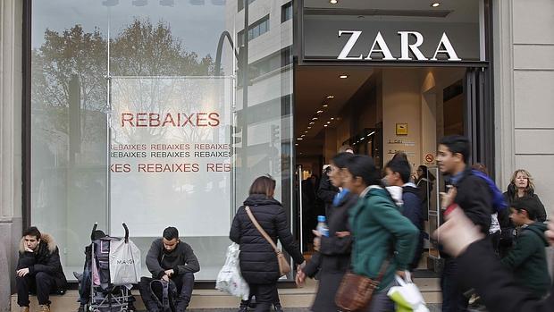 Rebajas en el centro de Barcelona