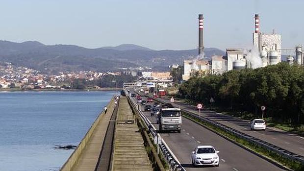 Centro de Operaciones de Ence en Pontevedra, líder europeo en fabricación de celulosa de eucalipto