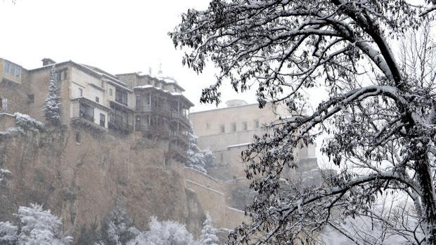 Nevada del mes de febrero en Cuenca