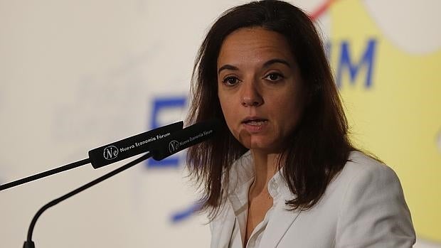 La secretaria general del PSOE-M, Sara Hernández