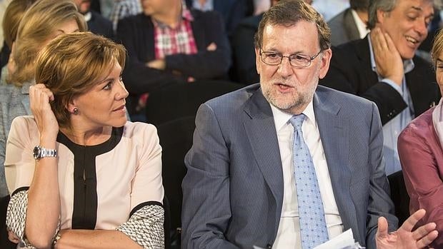 María Dolores de Cospedal y Mariano Rajoy