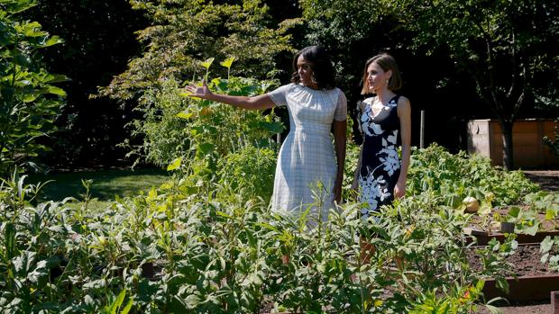 La Reina con Michelle Obama, el pasado septiembre en la Casa Blanca