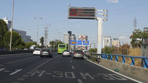 Acceso cortado a la M-30