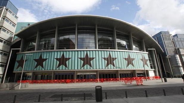 El exterior del Palacio de Deportes de Madrid