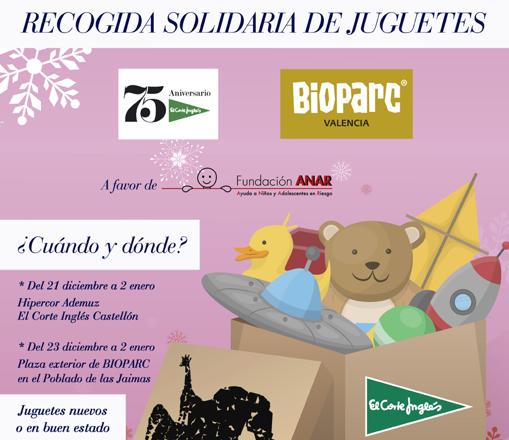 recogida juguetes el corte ingles