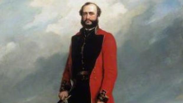 Charles Windham visto por el pintor británico Charles Couzens, 1858