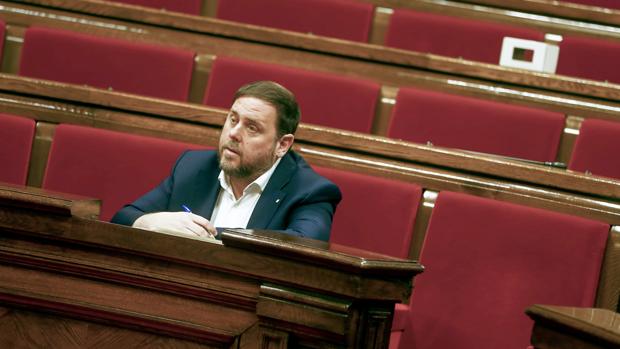 El vicepresidente de la Generalitat de Cataluña,Oriol Junqueras