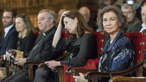 La Reina Sofía, en el concierto benéfico de Palma