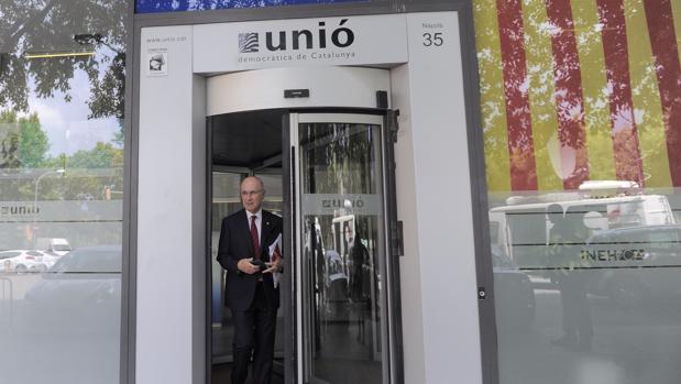 Duran i Lleida, en una imagen de archivo, en la sede de Unió