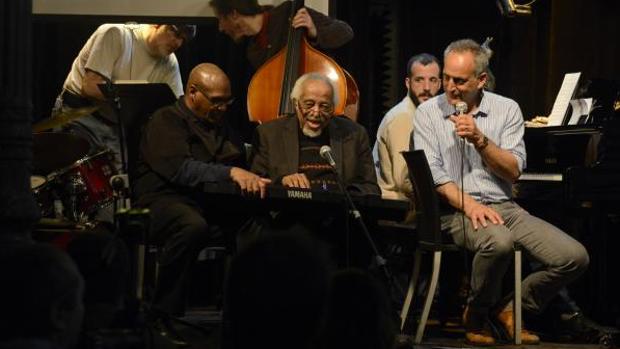 Barry Harris durante una de las clases magistrales que ha impartido esta semana en Bogui Jazz