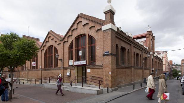 Mercado de Tirso de Molina, de estilo mudéjar, en la actualidad