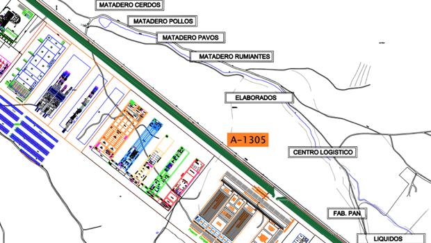 Parte de la factoría que la compañía leridana ha proyectado construir en Épila (Zaragoza)
