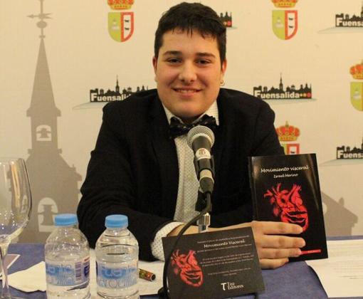 Israel Martín-Caro, en la presentación de su poemario