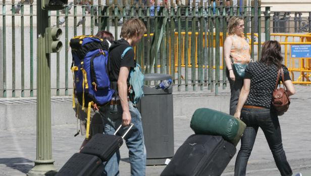 Turistas en Madrid