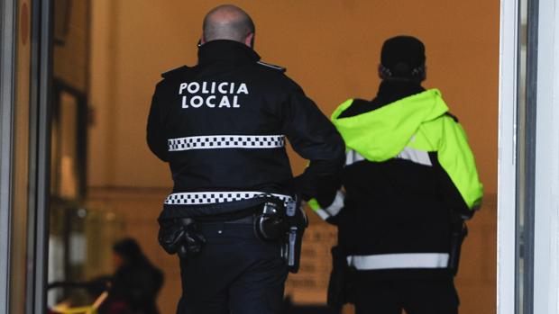 Agentes de la Policía Local de Getafe, en una imagen de archivo
