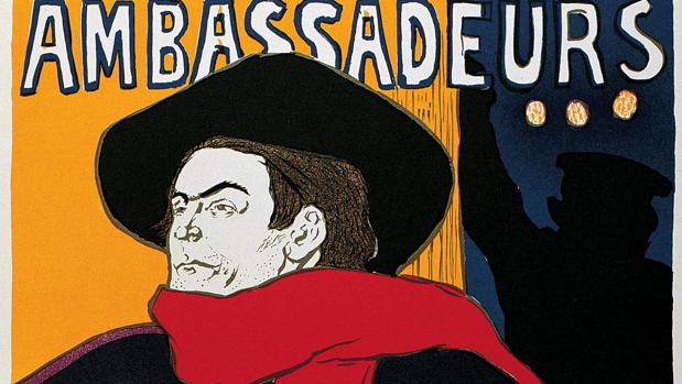 Uno de los carteles expuestos