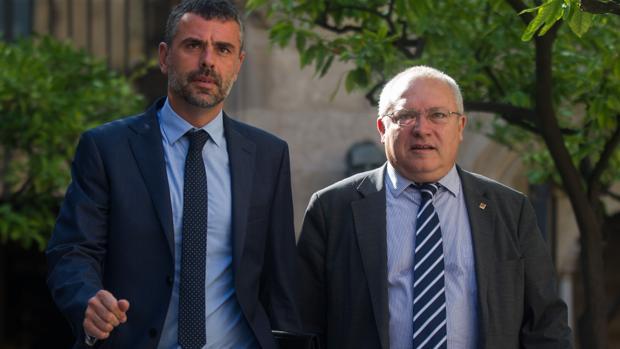 Santi Vila (izquierda) y Lluis Puig, en una imagen de archivo