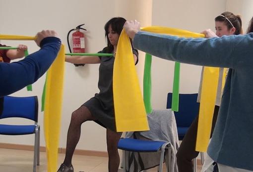 Ejercicios con accesorios dentro del mismo programa