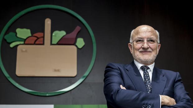 Imagen de Juan Roig durante la presentación de resultados de Mercadona