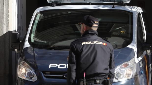 Llegada del furgón de la Policía Nacional con Jordi Sánchez al Tribunal Supremo
