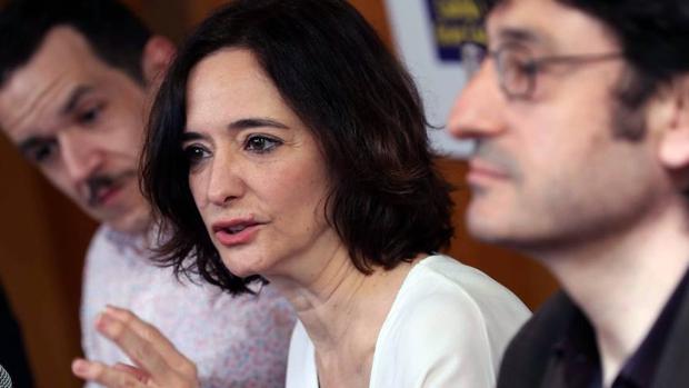 Ana Torrent y Carmelo Gómez en la presentación de la obra