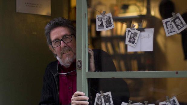 Camarasa, fotografiado en 2016 en la librería Negra y Criminal