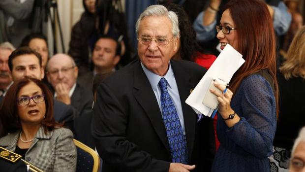 El exalcalde de Alicante Luis Díaz Alperi, en un acto público