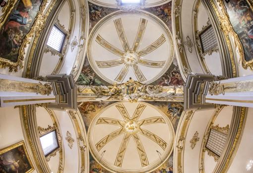 Vista del interior de la iglesia de San Nicolás en Valencia