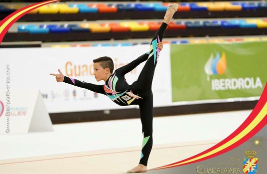 Ismael Gómez, durante su participación en el campeonato de España celebrado en Guadalajara